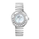 Swarovski Lovely Crystal Mother of Pearl Dial Silver Steel Strap Watch for Women - 1160307 Buy Now By Swarovski