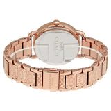 Coach Delancey White Dial Rose Gold Steel Strap Watch for Women - 14502497 Buy Now By Coach