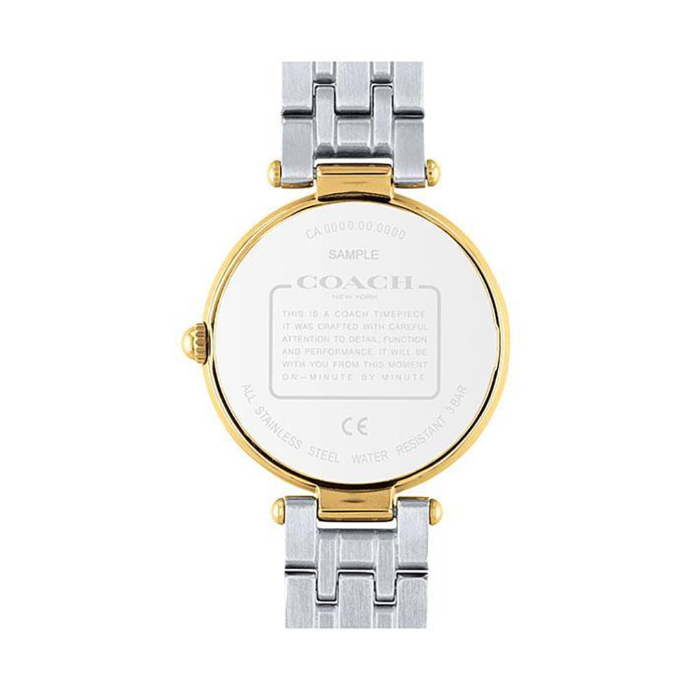 Coach Park Silver Dial Two Tone Steel Strap Watch for Women - 14503645 Buy Now By Coach