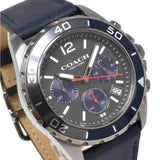 Coach Kent Grey Dial Blue Leather Strap Watch for Men - 14602558 Buy Now By Coach