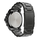 Fossil Machine Chronograph Black Dial Black Steel Strap Watch for Men - FS4927 Buy Now By Fossil