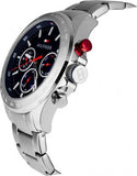 Tommy Hilfiger Hudson Chronograph Quartz Blue Dial Silver Steel Strap Watch For Men - 1791228 Buy Now By Tommy Hilfiger