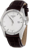 Tissot T Classic Couturier Chronograph White Dial Brown Leather Strap Watch For Men - T035.410.16.031.00 Buy Now By Tissot