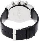 Calvin Klein Posh Silver Dial Black Leather Strap Watch for Men - K8Q371C6 Buy Now By Calvin Klein