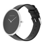 Calvin Klein Full Moon Black Dial Black Leather Strap Watch for Women - K8Y231C1 Buy Now By Calvin Klein