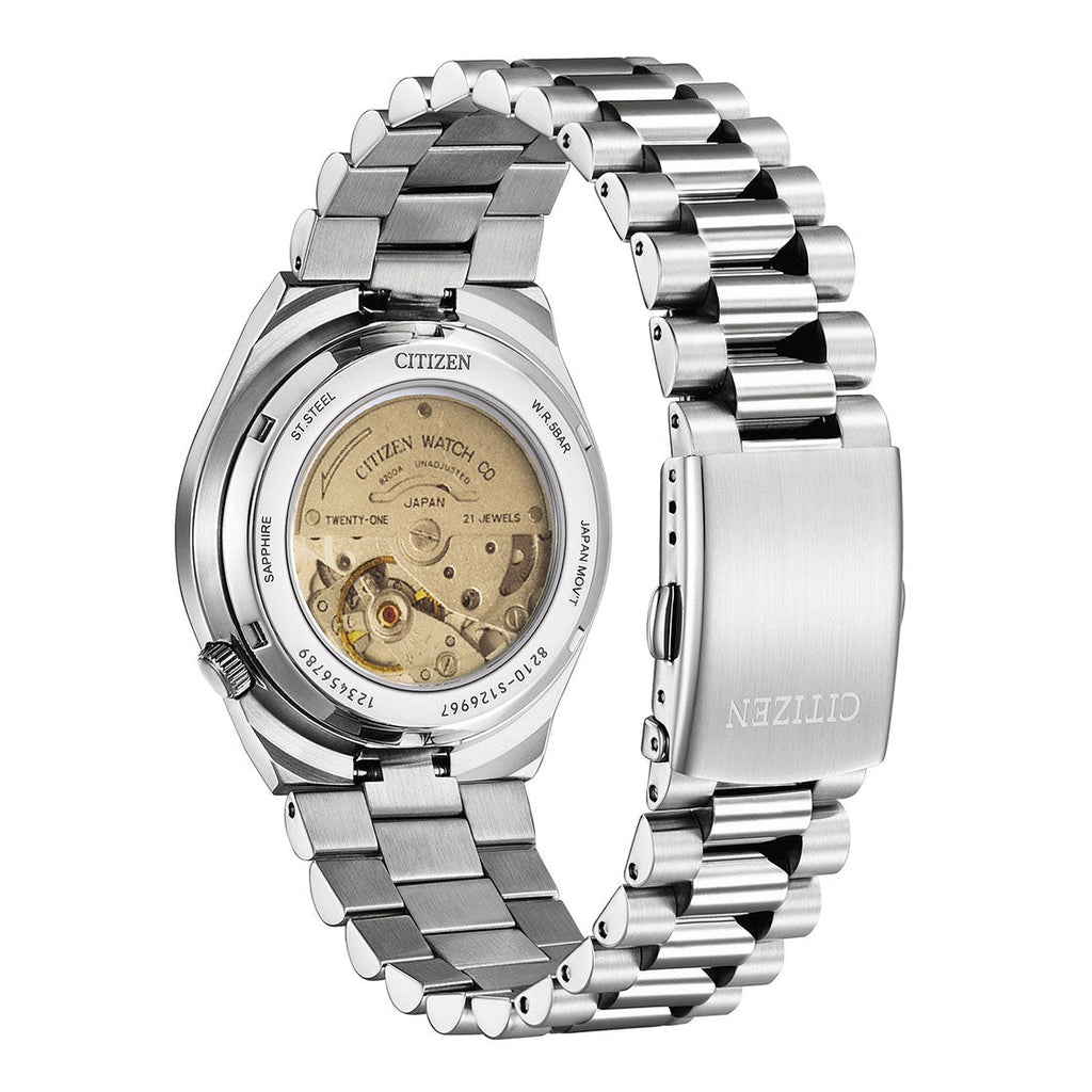 Citizen x Pantone Automatic Warm Sand Dial Silver Steel Strap Watch For Men - NJ0158-89Y Buy Now By Citizen