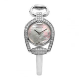 Gucci Horsebit Collection Diamonds Mother of Pearl Dial Silver Steel Strap Watch For Women - YA139505 Buy Now By Gucci
