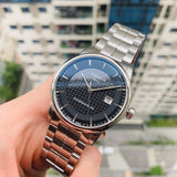 Tissot Luxury Powermatic 80 Black Dial Silver Steel Strap Watch for Men - T086.407.11.201.02 Buy Now By Tissot