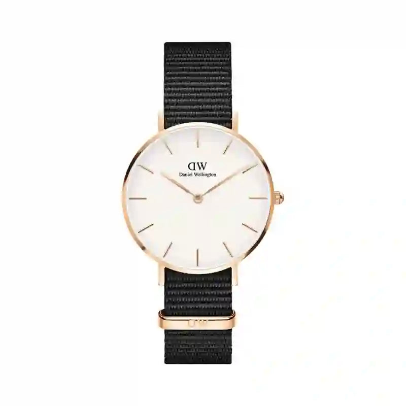Daniel Wellington Classic Petite Cornwall White Dial Green NATO Strap Watch For Women - DW00100253 Buy Now By Daniel Wellington