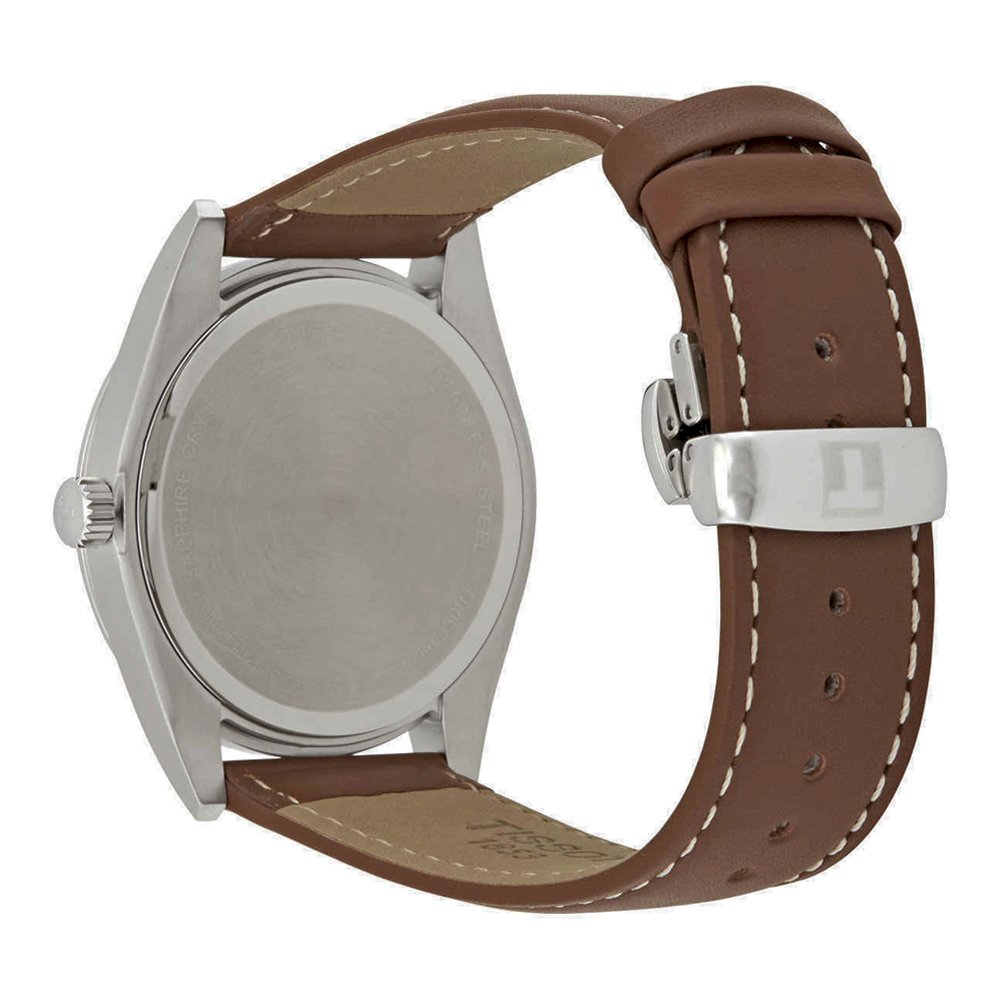 Tissot Gentleman Blue Dial Brown Leather Strap Watch For Men - T127.410.16.041.00 Buy Now By Tissot