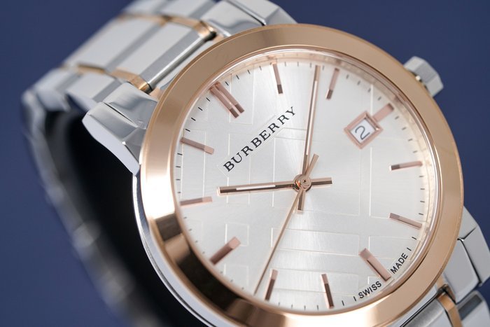 Burberry The City White Dial Two Tone Steel Strap Watch for Women - BU9006 Buy Now By Burberry