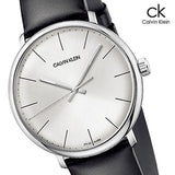 Calvin Klein High Noon Quartz White Dial Black Leather Strap Watch for Men - K8M211C6 Buy Now By Calvin Klein
