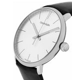 Calvin Klein High Noon Quartz White Dial Black Leather Strap Watch for Men - K8M211C6 Buy Now By Calvin Klein