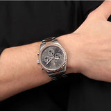 Maserati Competizione Analog Black Dial Two Tone Stainless Steel Strap Watch For Men - R8853100020 Buy Now By Maserati