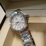 Tag Heuer Aquaracer Quartz White Dial Silver Steel Strap Watch for Men - WAY1111.BA0928 Buy Now By Tag Heuer