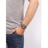 Fossil Grant Chronograph Gunmetal Grey Dial Grey Leather Strap Watch for Men - FS5183 Buy Now By Fossil