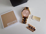 Michael Kors Runway Rose Gold Dial Two Tone Steel Strap Watch for Women - MK4301 Buy Now By Michael Kors