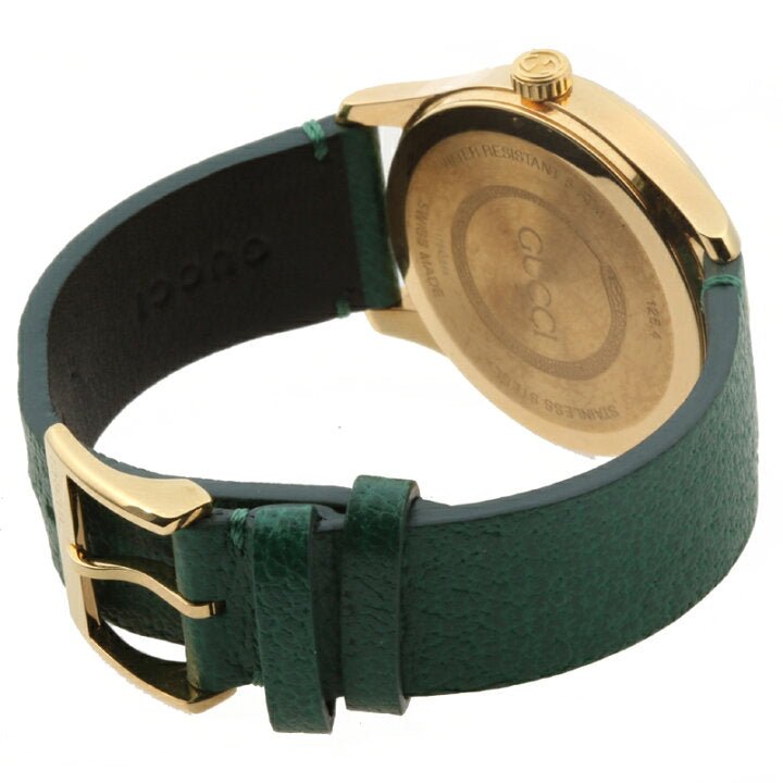 Gucci G Timeless Bee Green Dial Green Leather Strap Watch For Women - YA1264065 Buy Now By Gucci