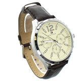 Tommy Hilfiger Gavin Chronograph White Dial Brown Leather Strap Watch for Men - 1791467 Buy Now By Tommy Hilfiger