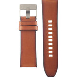 Diesel Mega Chief Chronograph White Dial Brown Leather Strap Watch For Men - DZ4280 Buy Now By Diesel