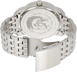 Diesel Mini Daddy Dual Time Silver Dial Stainless Steel Watch For Men - DZ7305 Buy Now By Diesel