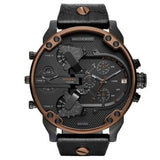 Diesel Mr Daddy 2.0 Chronograph Black Dial Black Steel Strap Watch For Men - DZ7400 Buy Now By Diesel