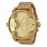 Diesel Big Daddy Analog Gold Dial Gold Stainless Steel Watch For Men - DZ7287 Buy Now By Diesel