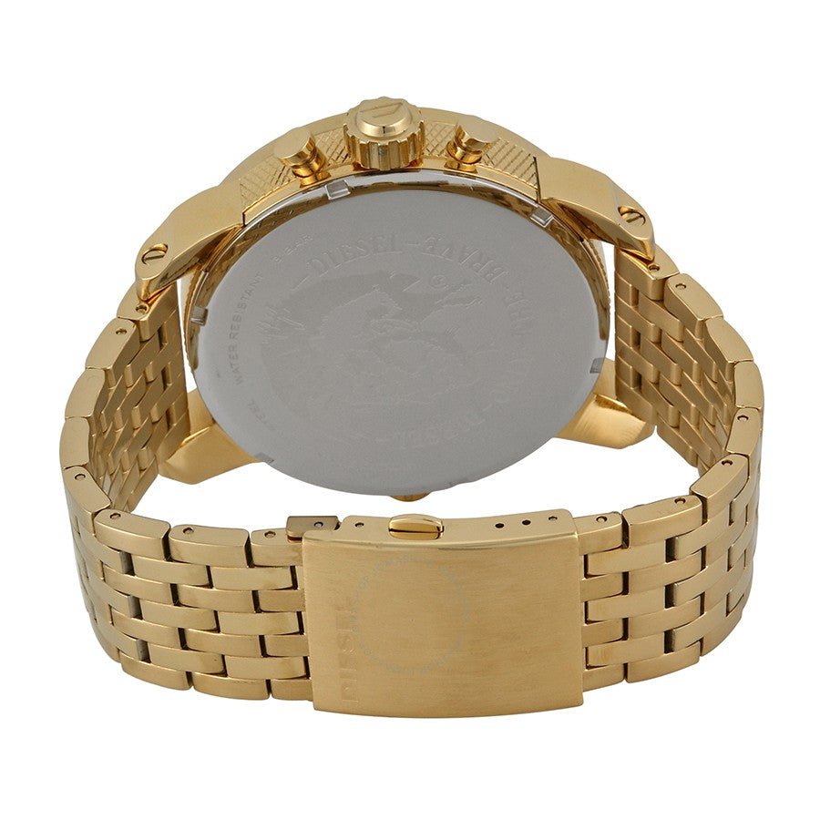 Diesel Big Daddy Analog Gold Dial Gold Stainless Steel Watch For Men - DZ7287 Buy Now By Diesel