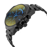 Diesel Mega Chief Chronograph Black Dial Black Steel Strap Watch For Men - DZ4318 Buy Now By Diesel