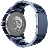 Diesel Daddy 2.0 Chronograph Grey Dial Blue Steel Strap Watch For Men - DZ7414 Buy Now By Diesel