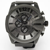 Diesel Mega Chief Chronograph Black Dial Black Mesh Strap Watch For Men - DZ4527 Buy Now By Diesel