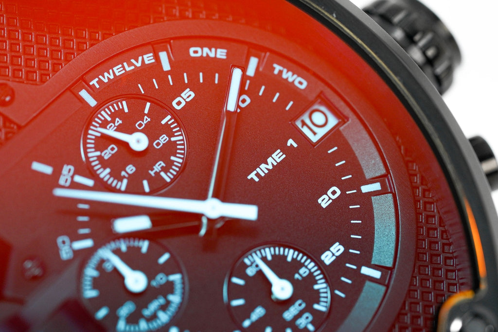 Diesel Mr Daddy 2.0 Chronograph Black Dial Black Steel Strap Watch For Men - DZ7395 Buy Now By Diesel