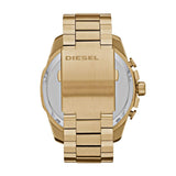 Diesel Mr Daddy 2.0 Chronograph Black Dial Gold Steel Strap Watch For Men - DZ7333 Buy Now By Diesel