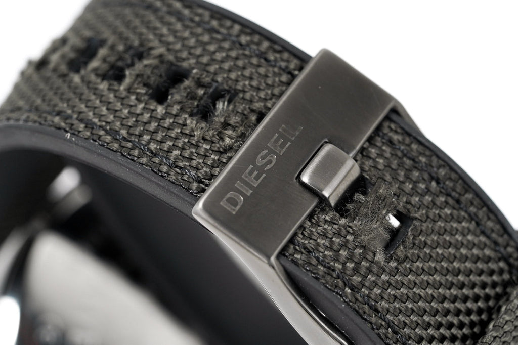 Diesel Mr Daddy 2.0 Chronograph Grey Dial Black Nylon Strap Watch For Men - DZ7420 Buy Now By Diesel