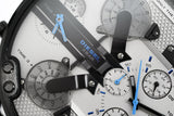 Diesel Mr Daddy 2.0 Chronograph Grey Dial Black Nylon Strap Watch For Men - DZ7420 Buy Now By Diesel