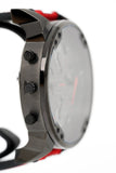 Diesel Mr Daddy 2.0 Chronograph Grey Dial Red Rubber Strap Watch For Men - DZ7423 Buy Now By Diesel