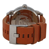 Diesel Mini Daddy Blue & Black Dial Brown Leather Strap Watch For Men - DZ7308 Buy Now By Diesel