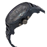Diesel Daddy 2.0 Chronograph Grey Dial Blue Steel Strap Watch For Men - DZ7414 Buy Now By Diesel