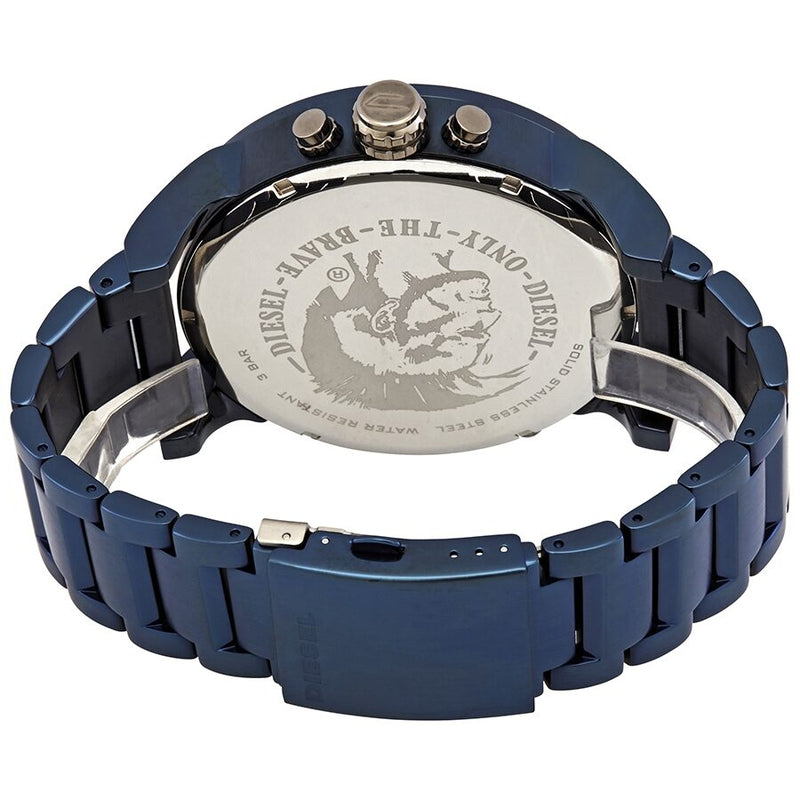 Diesel Daddy 2.0 Chronograph Grey Dial Blue Steel Strap Watch For Men - DZ7414 Buy Now By Diesel