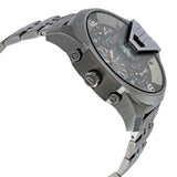 Diesel Uber Chief Black Dial Grey Stainless Steel Strap Watch For Men - DZ7372 Buy Now By Diesel