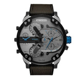 Diesel Mr Daddy 2.0 Chronograph Grey Dial Black Nylon Strap Watch For Men - DZ7420 Buy Now By Diesel