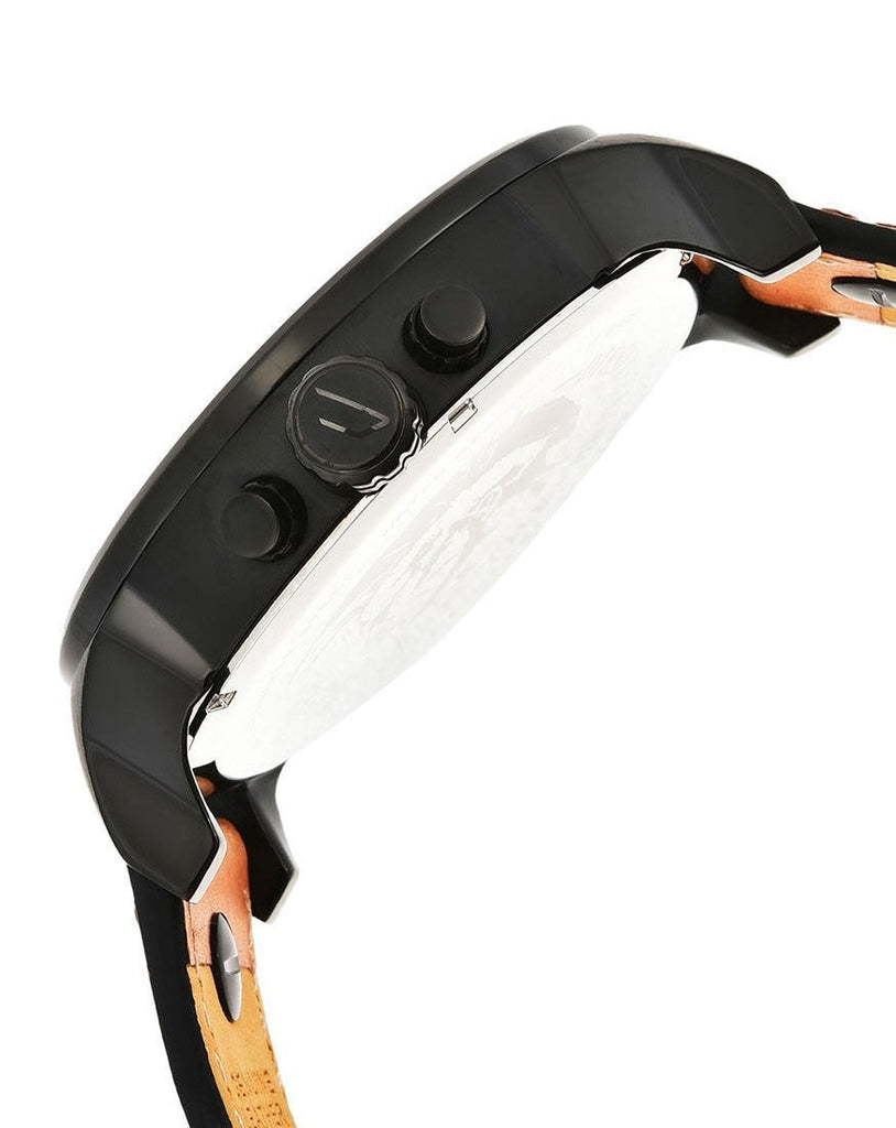 Diesel Mr. Daddy 2.0 Chronograph Grey Dial Brown Leather Strap Watch For Men - DZ7406 Buy Now By Diesel