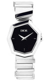 Dior Gem Dior Black Mother of Pearl Dial Silver Steel Strap Watch for Women - CD18111X1005 Buy Now By Dior