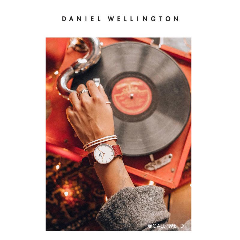 Daniel Wellington Roselyn 3A Petite White Dial Red NATO Strap Watch For Women - DW00100293 Buy Now By Daniel Wellington