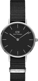 Daniel Wellington Petite Cornwall Black Dial Black Nylon Strap Watch For Women - DW00100248 Buy Now By Daniel Wellington
