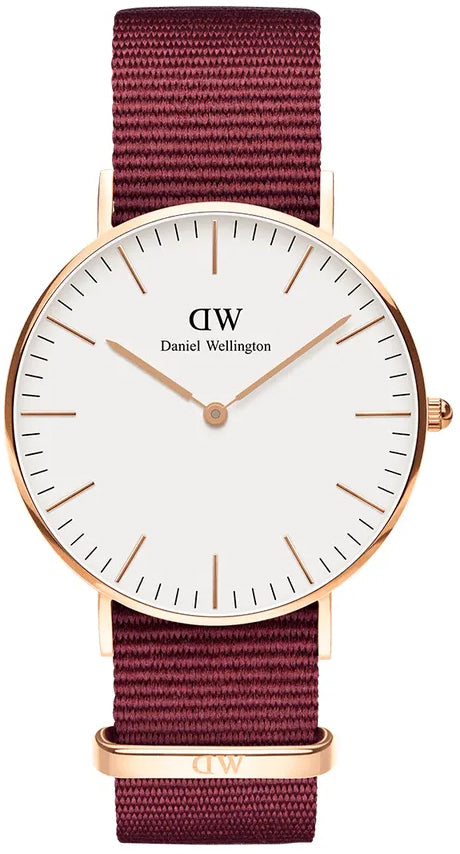 Daniel Wellington Classic Roselyn White Dial Red NATO Strap Watch For Women - DW00100271 Buy Now By Daniel Wellington