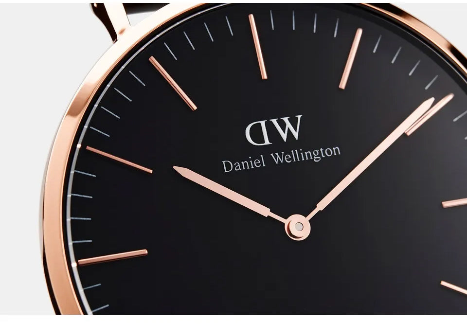 Daniel Wellington Classic Bayswater Black Dial Black NATO Strap Watch For Men - DW00100277 Buy Now By Daniel Wellington