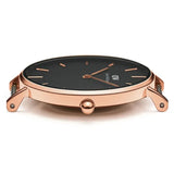 Daniel Wellington Classic Petite Dover Black Dial White NATO Strap Watch For Women - DW00100312 Buy Now By Daniel Wellington