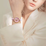 Versace Palazzo Empire Pink Dial Pink Leather Strap Watch for Women - VCO030017 Buy Now By Versace