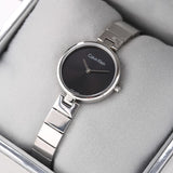 Calvin Klein Authentic Black Dial Silver Steel Strap Watch for Women - K8G23141 Buy Now By Calvin Klein